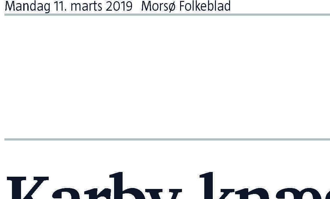 Karby-knægt ramt plet ved DM i bueskydning – Morsø Folkeblad d. 11/3-2019