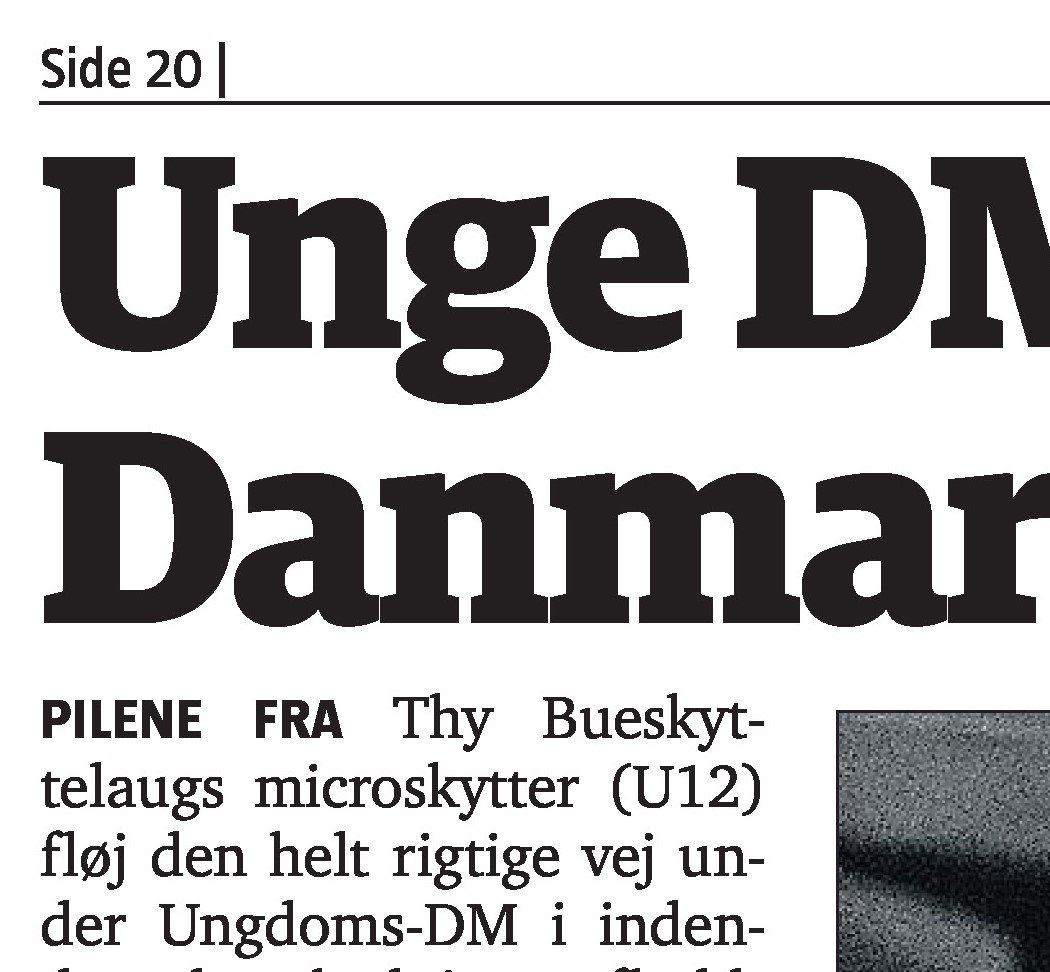 Unge DM-debutanter fra Thy er Danmarksmestre i hold-bueskydning – Thisted Posten d. 6/4-2022
